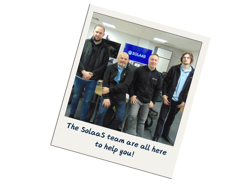 Some of the members of the SolaaS Team